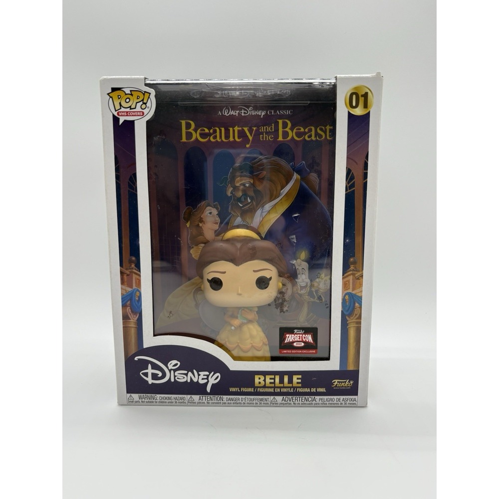 Funko Pop! VHS Covers Belle #01 Beauty and the Beast TargetCon 2022 Disney